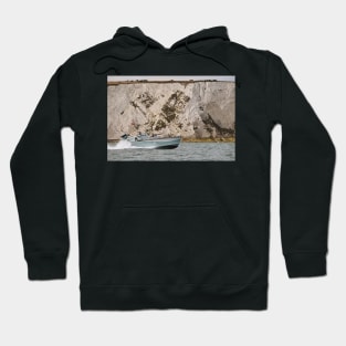 Motor Gun Boat at Speed off the Isle of Wight Hoodie